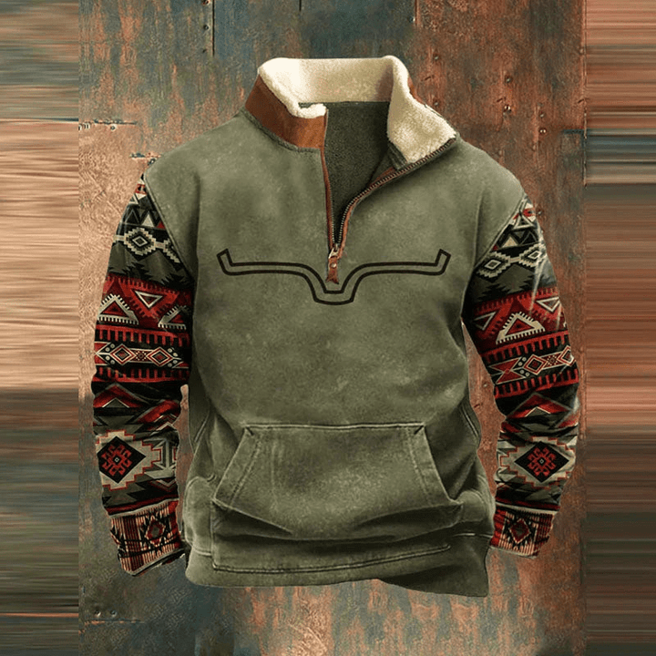 Stefan | Warm half-zip sweater