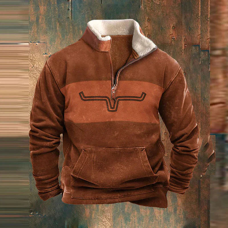 Stefan | Warm half-zip sweater