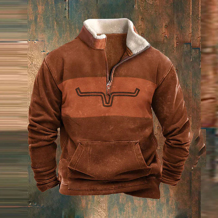 Stefan | Warm half-zip sweater