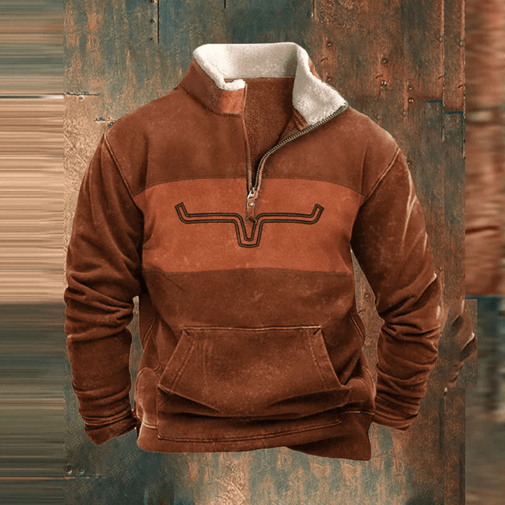 Stefan | Warm half-zip sweater