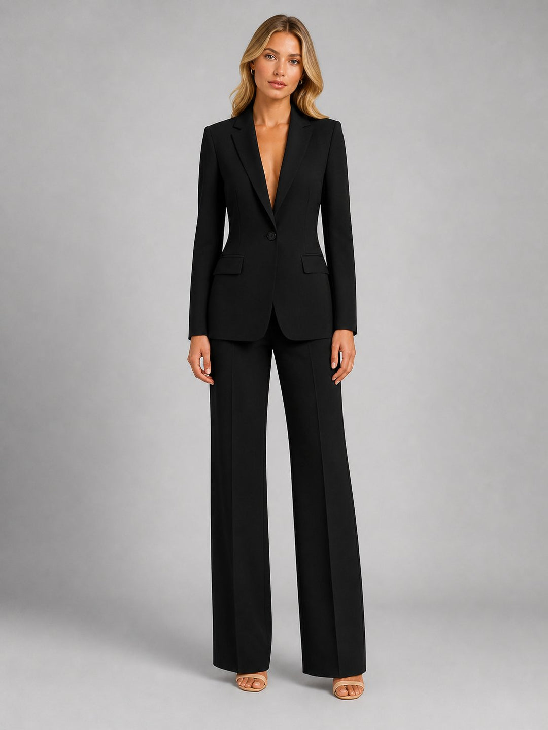 Niki | Tailored Blazer and Palazzo Pants