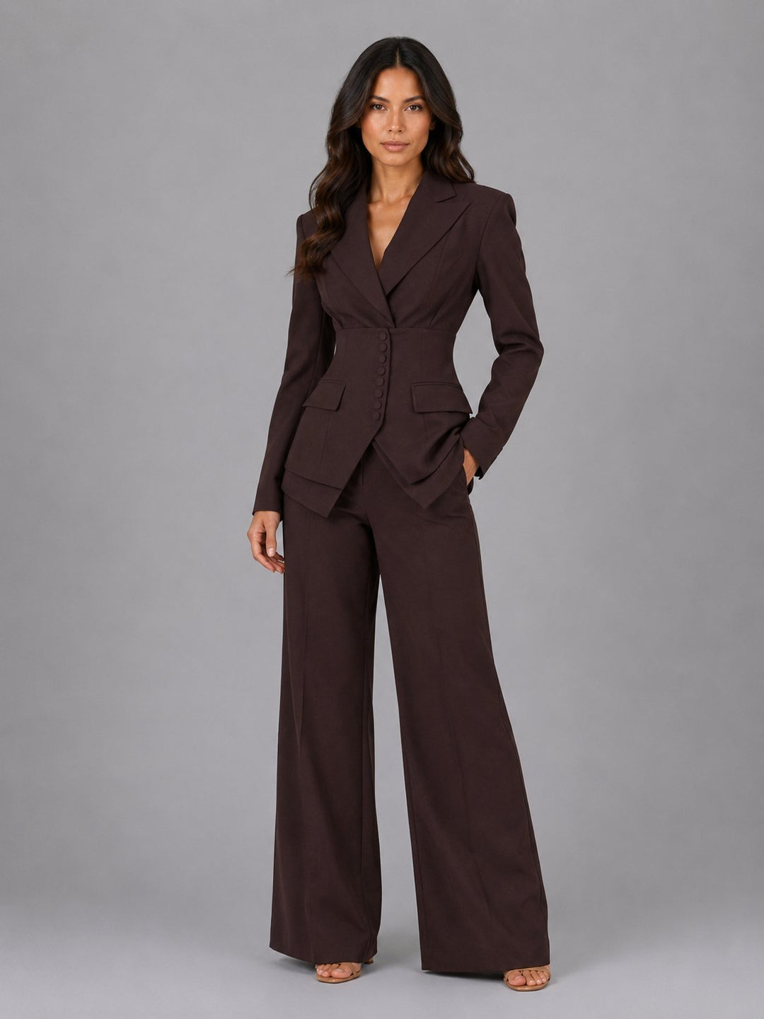 Lula | Three-Piece Palazzo Pant Set