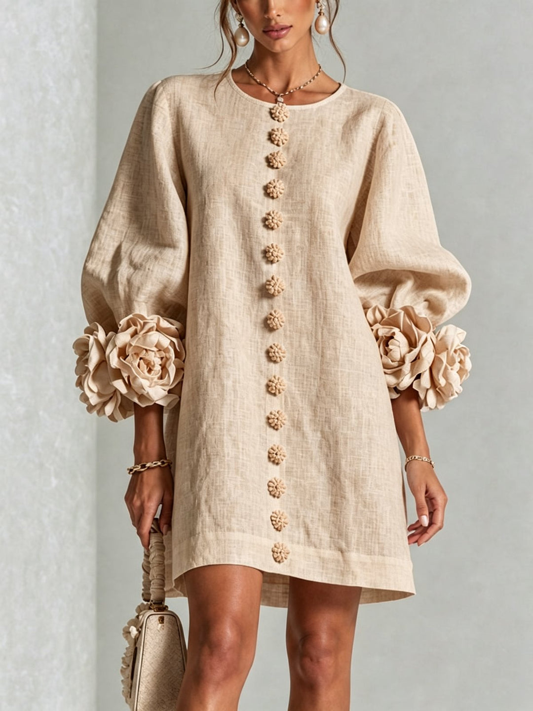 Prunella | Button-Down Mini Dress