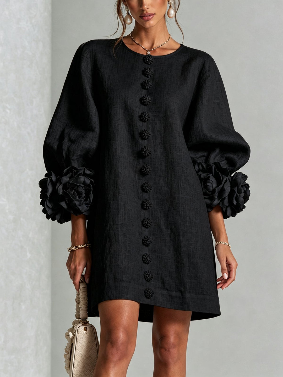 Prunella | Button-Down Mini Dress