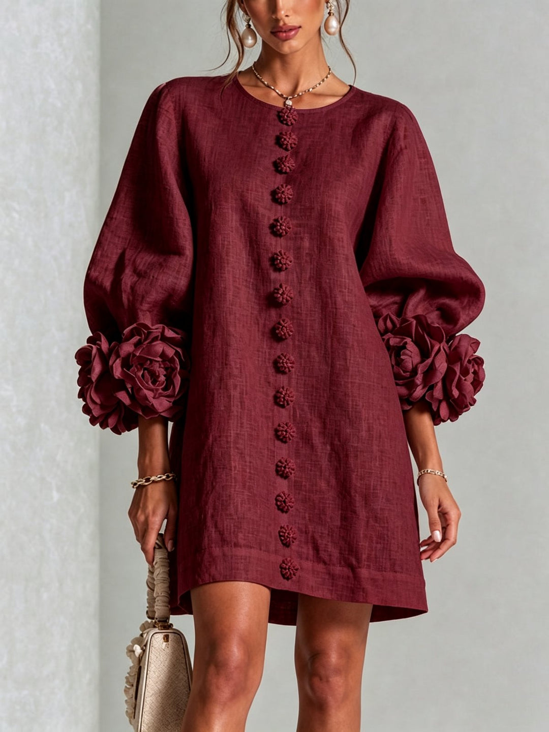 Prunella | Button-Down Mini Dress