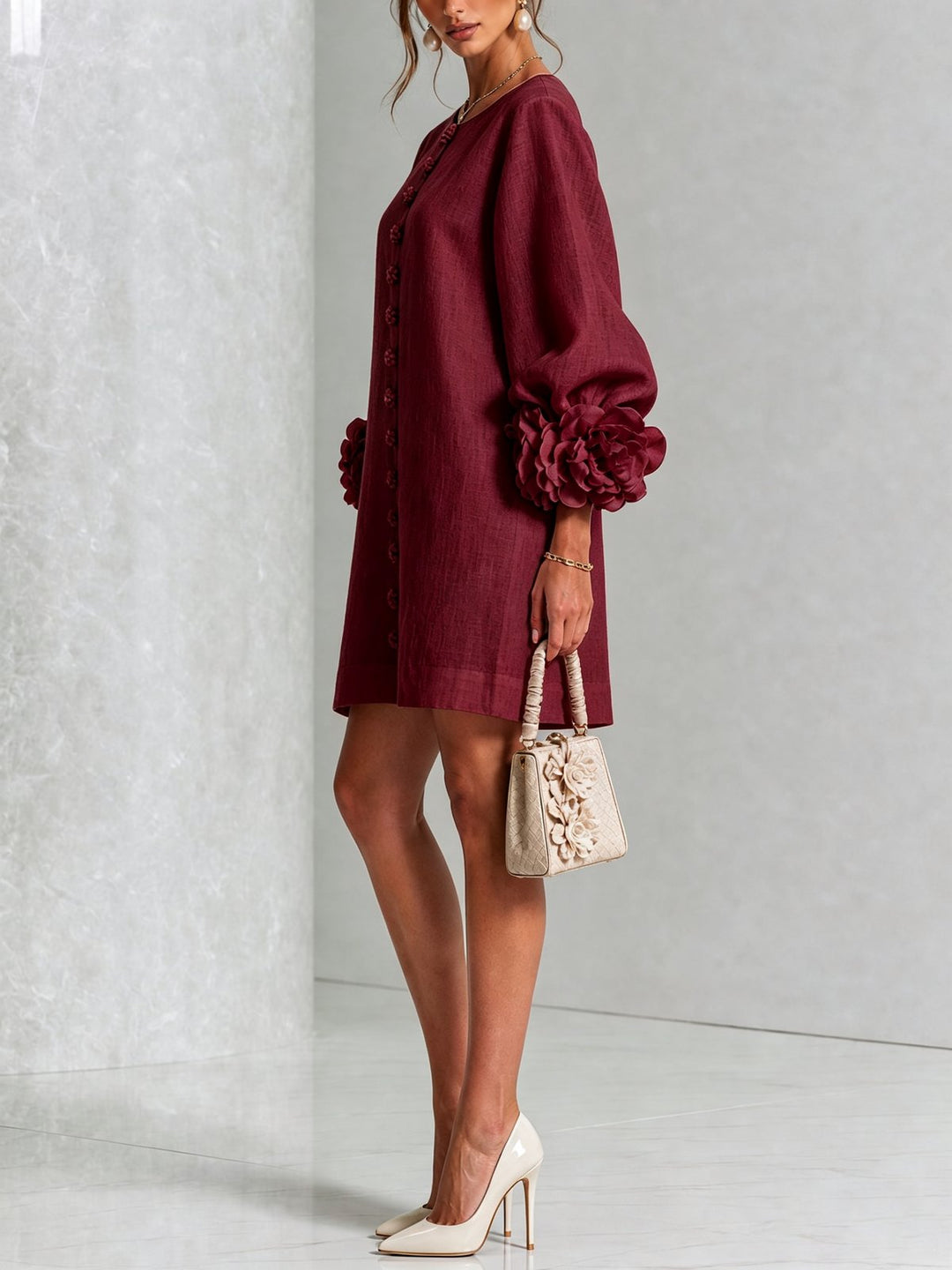 Prunella | Button-Down Mini Dress