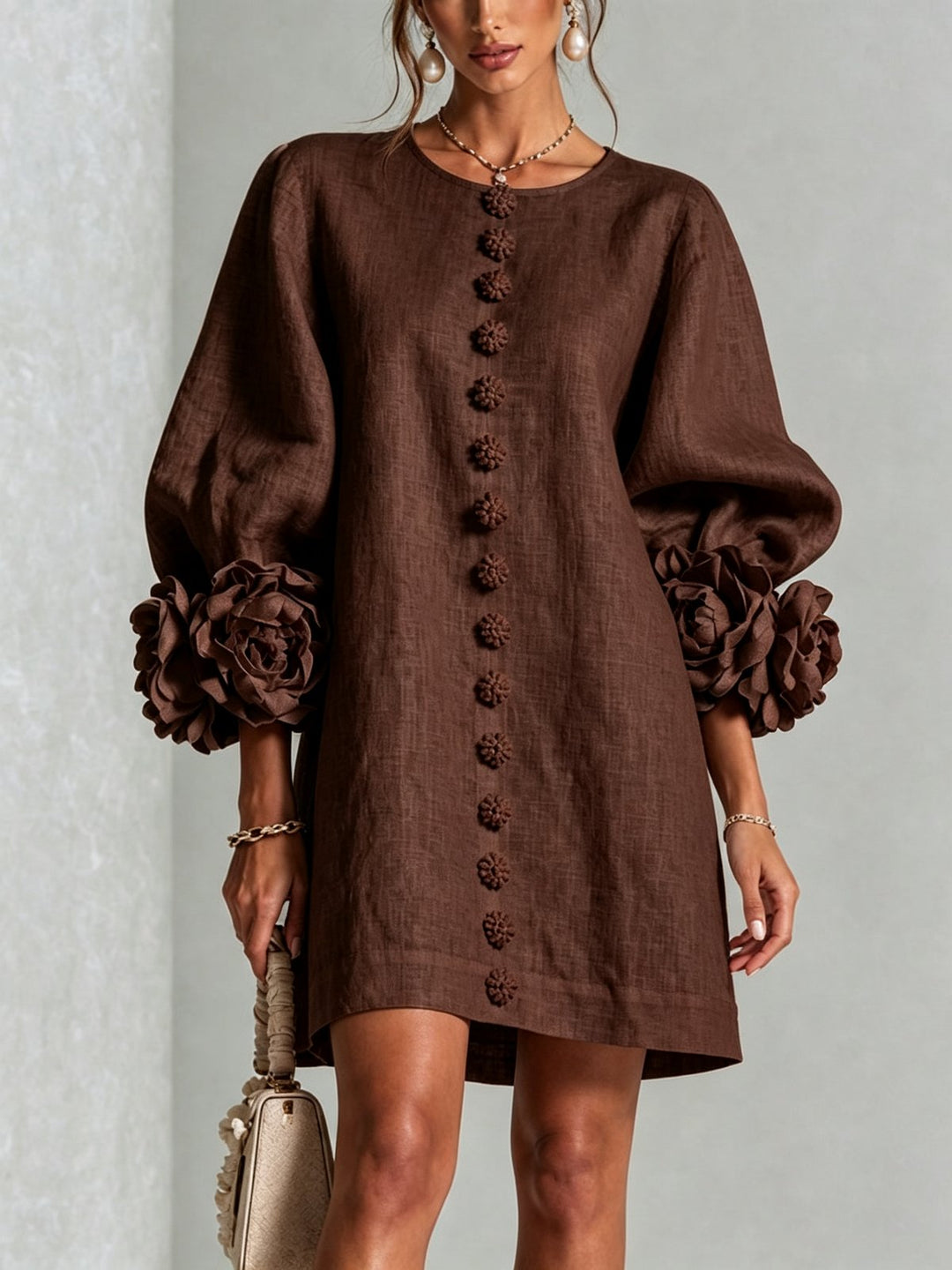 Prunella | Button-Down Mini Dress