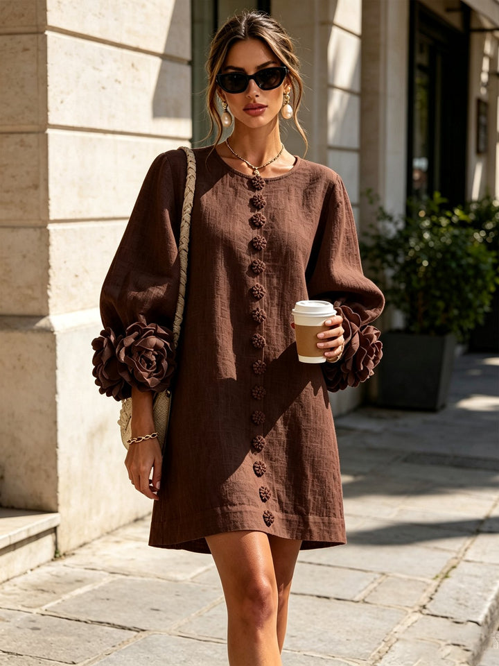 Prunella | Button-Down Mini Dress