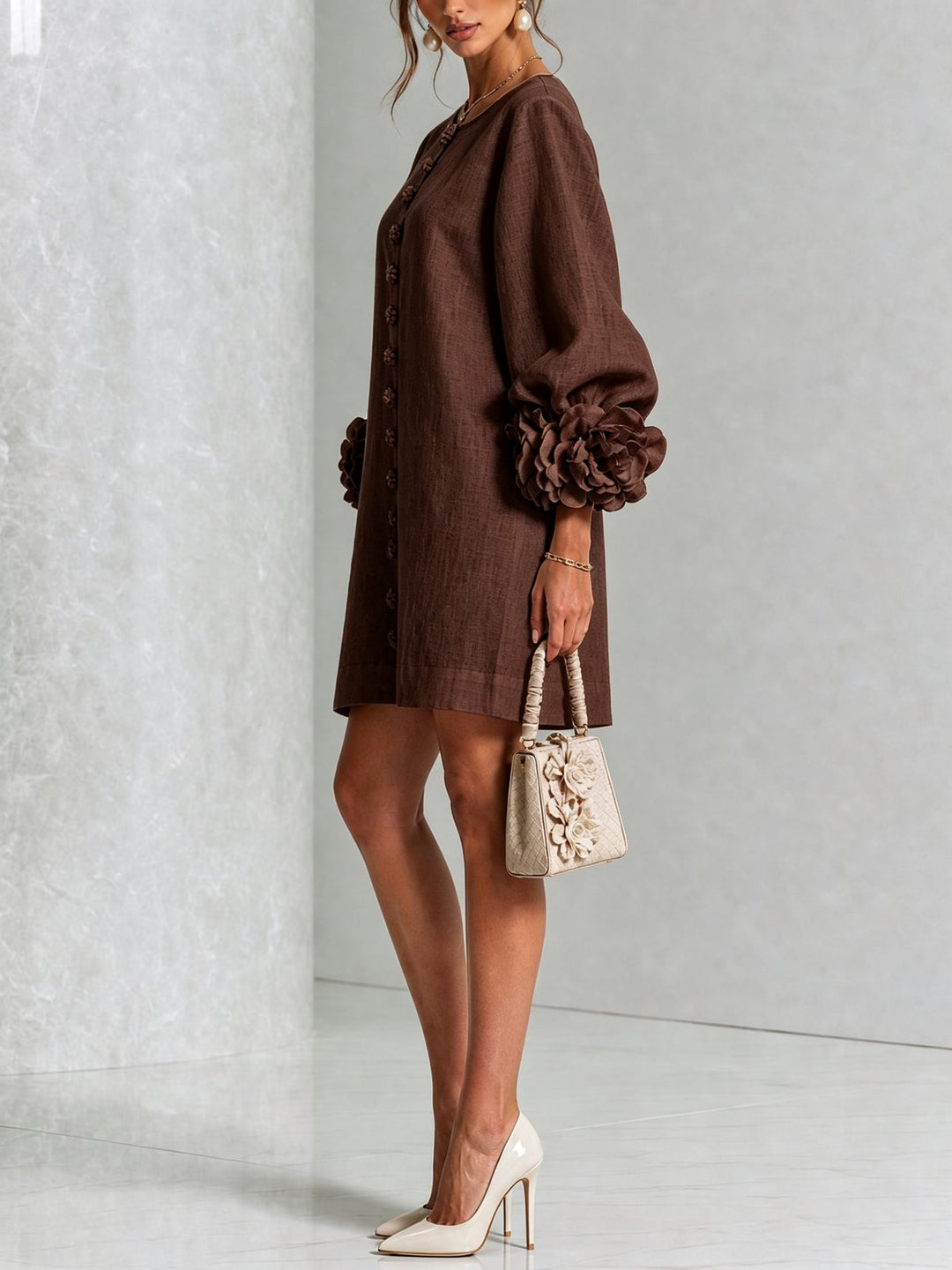 Prunella | Button-Down Mini Dress