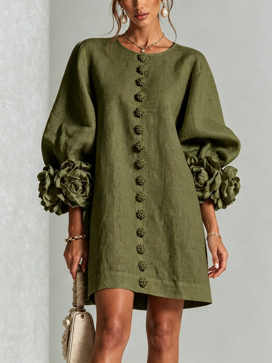 Prunella | Button-Down Mini Dress