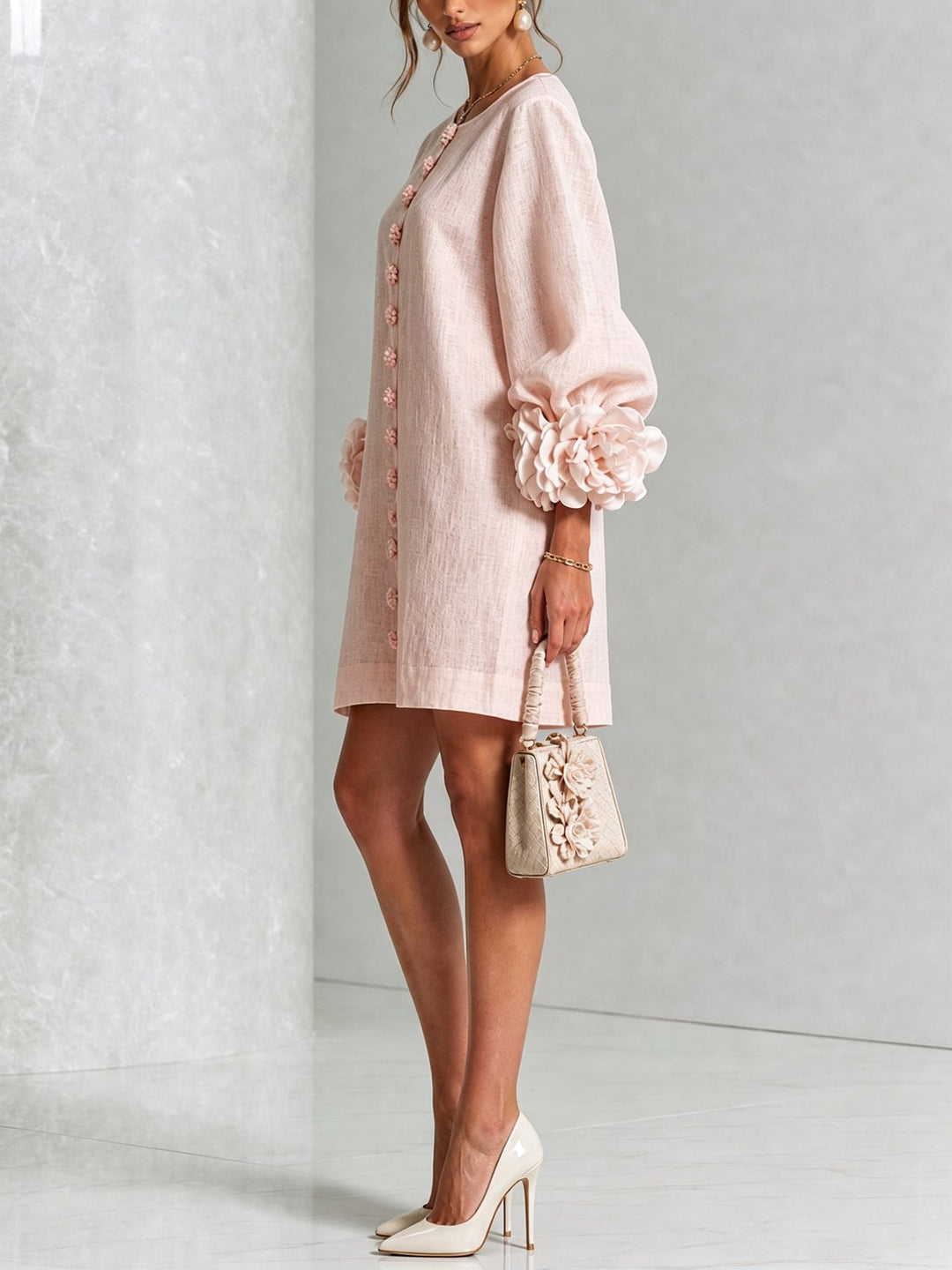 Prunella | Button-Down Mini Dress