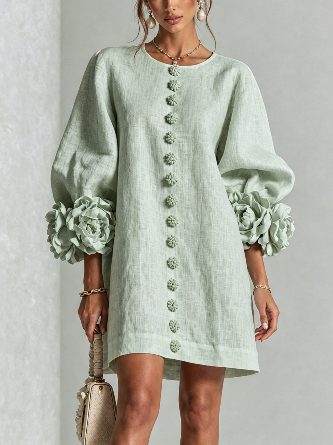 Prunella | Button-Down Mini Dress