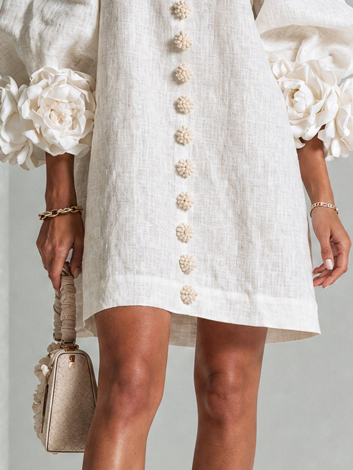 Prunella | Button-Down Mini Dress