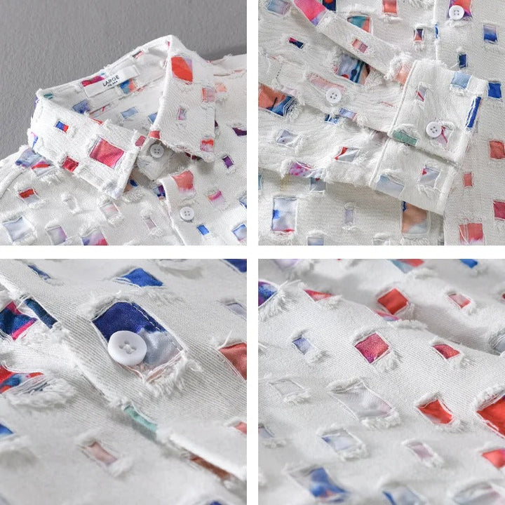 Cosmo | Retro Frayed Shirt