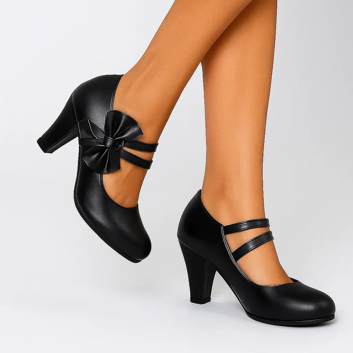 Lessie | Elegant Bow Heels
