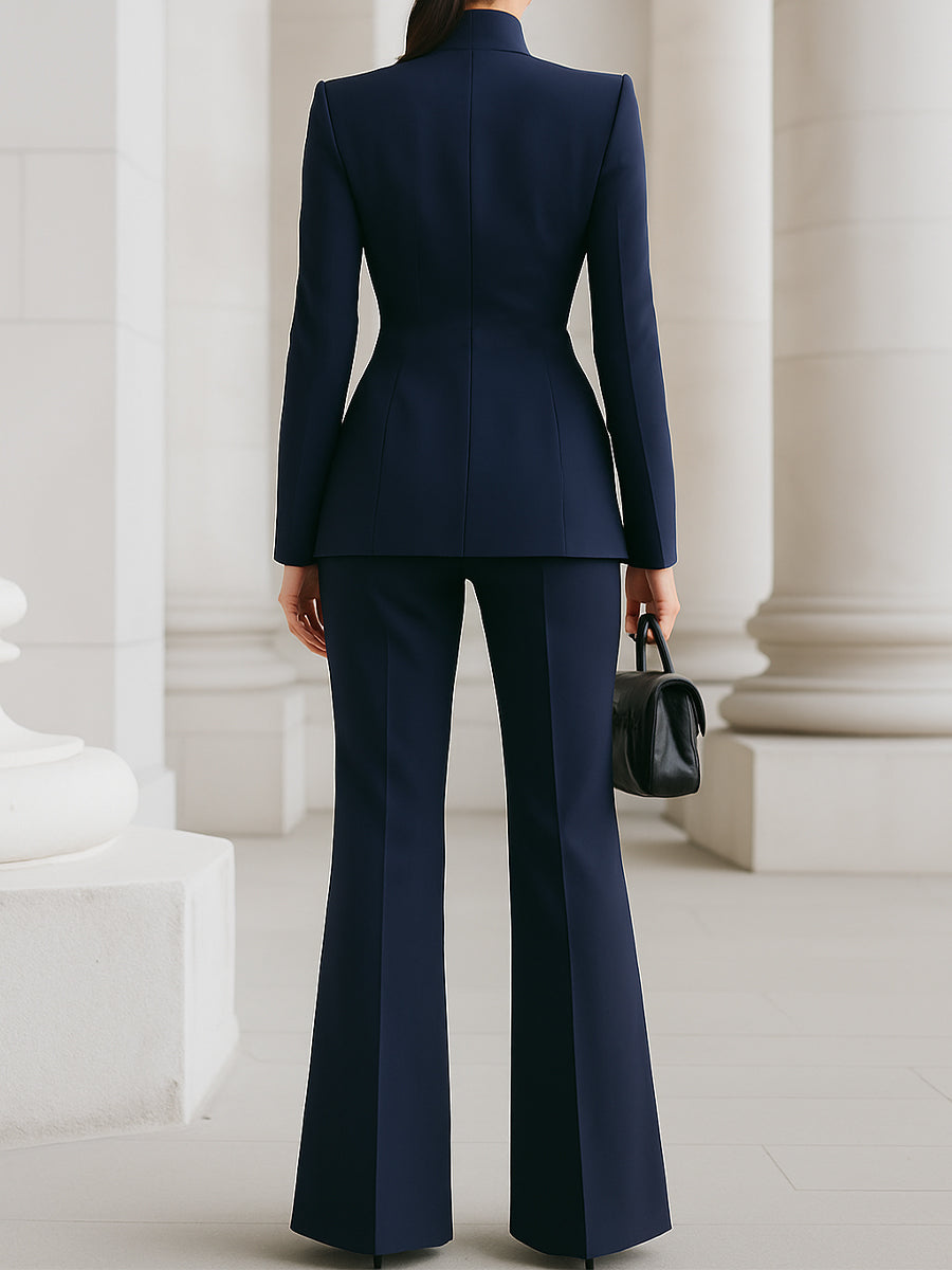 Adalina | Elegant Blazer & Trouser Suit Set