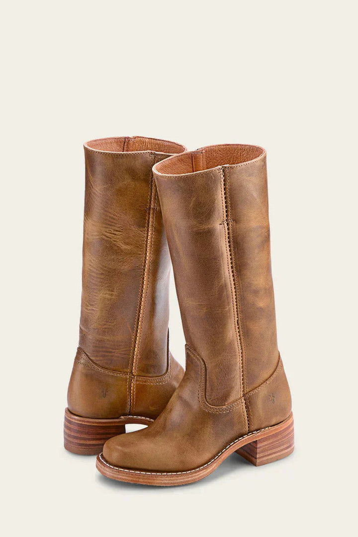 Ada | Mid Calf Block Heel Boots