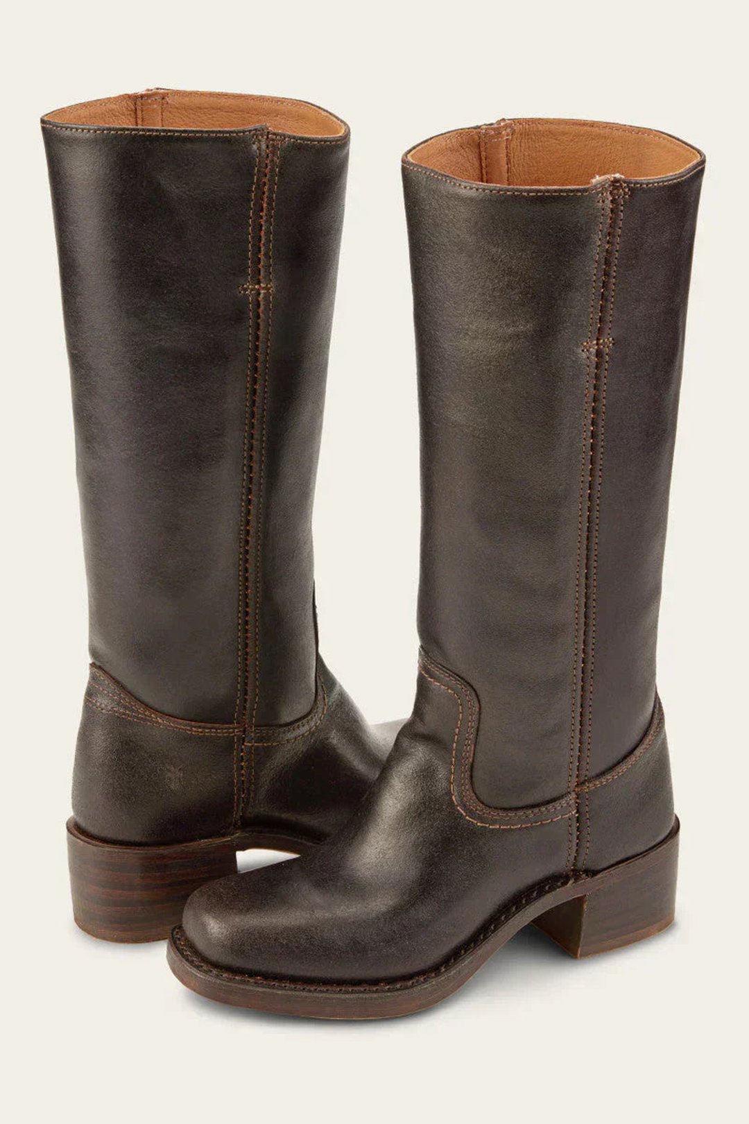 Ada | Mid Calf Block Heel Boots