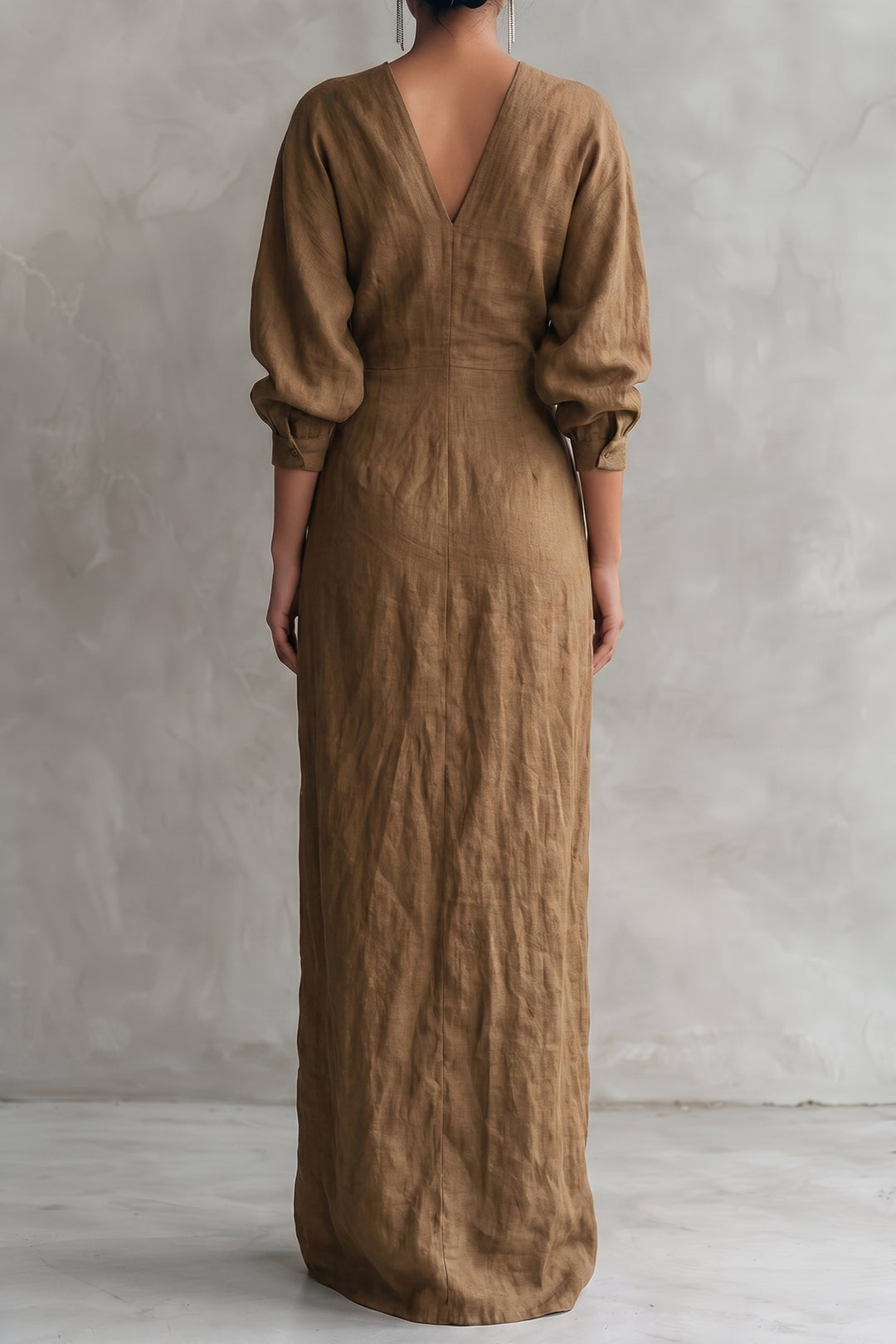 Kenya | Blend V-Neck Maxi Dress