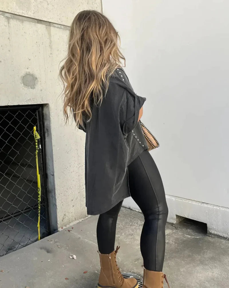 Briella | Studded Oversized Tee