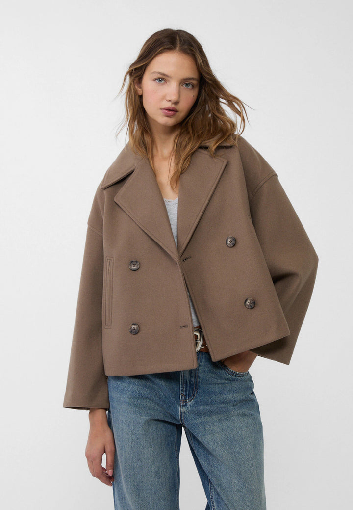 Alaia | Short Double Breasted Coat