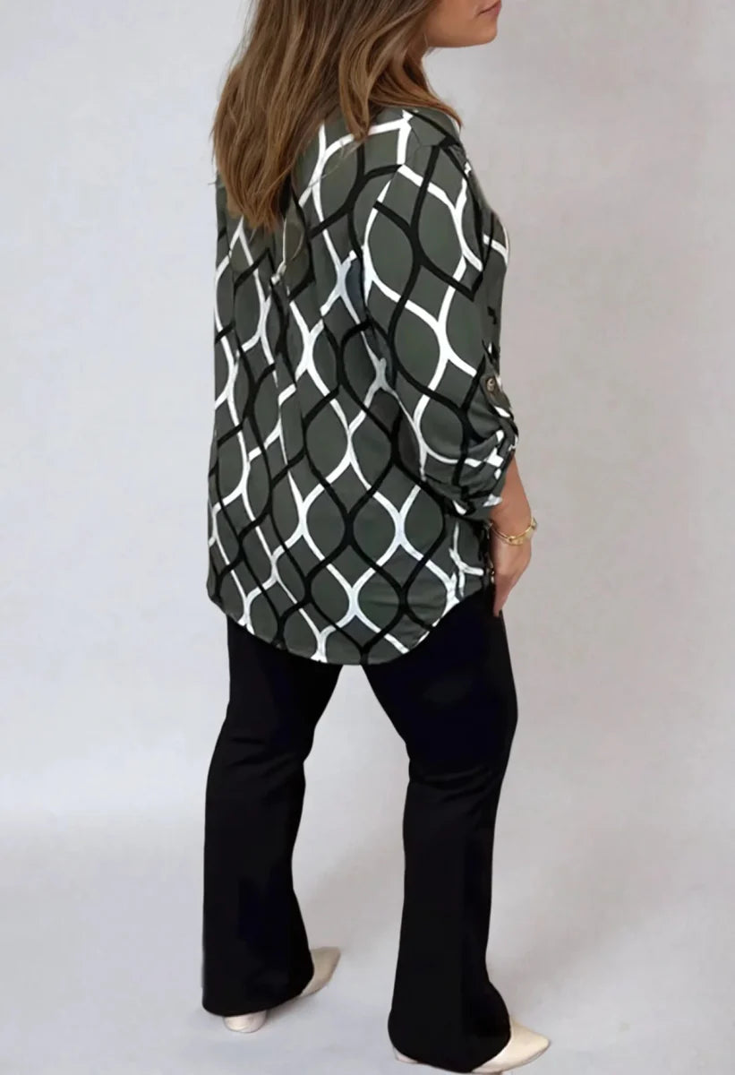 Jannita | Elegant Long Sleeve Blouse