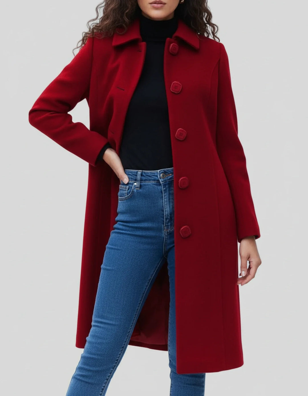 Josephine | Single Breasted Winter Trench Coat