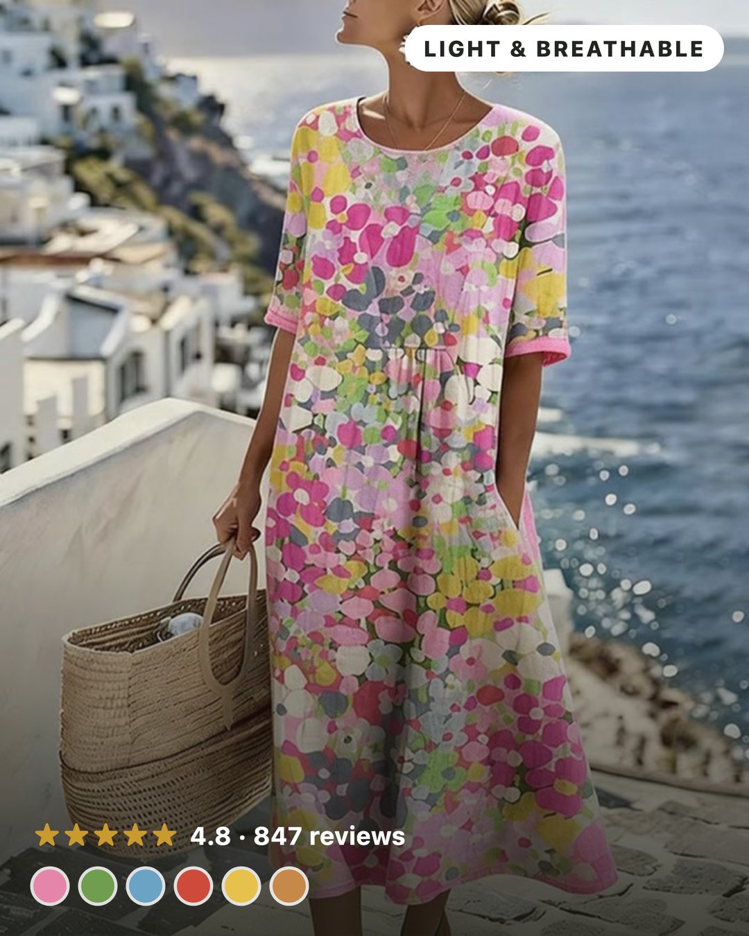 Chandra | Charming Floral Dress