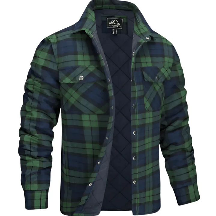 Tucker | Plaid Quilted Jacket