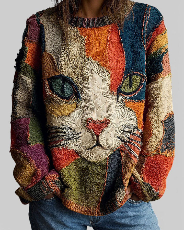 Flossie | Artistic Cat Statement Top