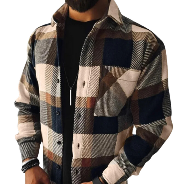 Mathias | Checkered Winter Shirt