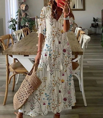 Julie | Boho V-Neck Summer Dress