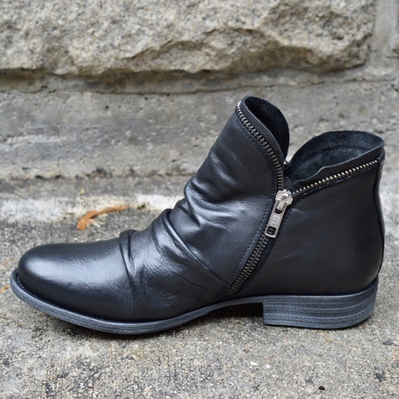Marjorie | Stylish Zipper Ankle Boots